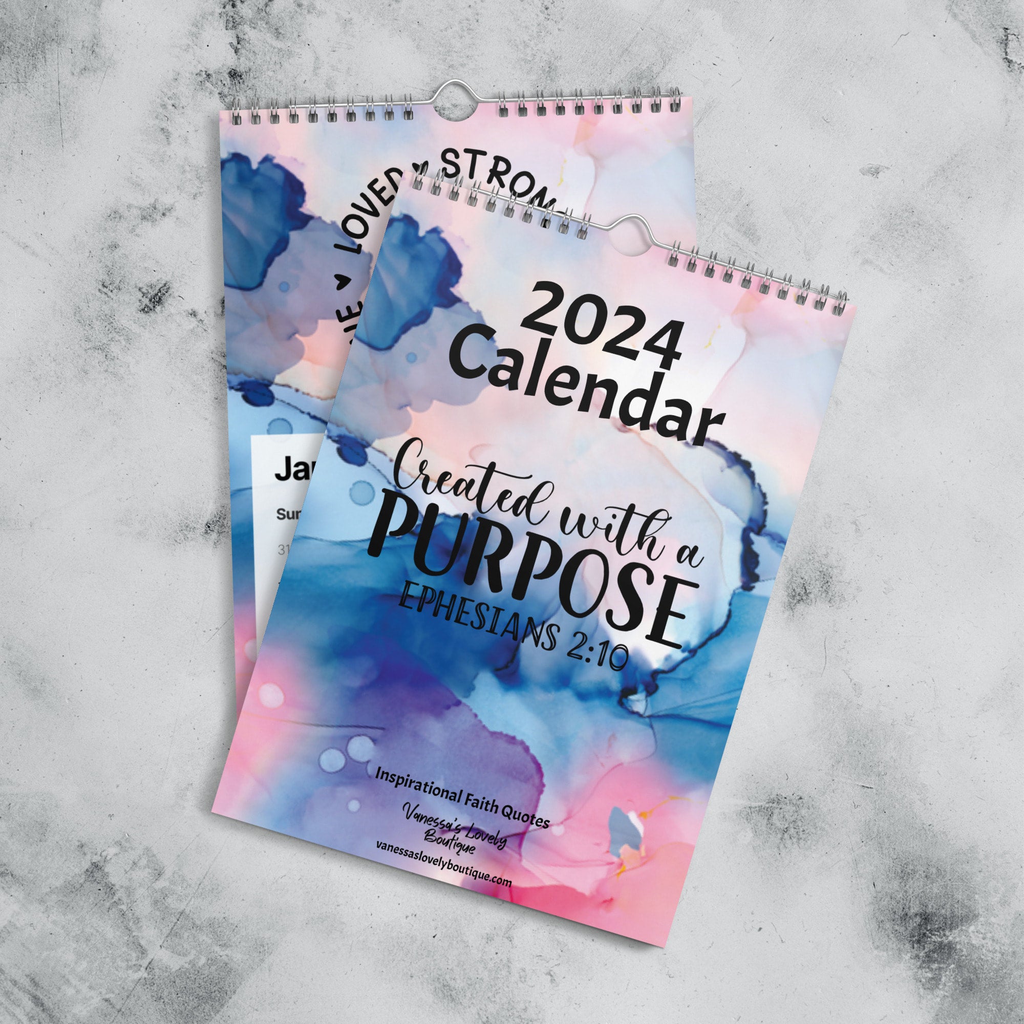 Custom Inspirational Faith Based Wall Calendar 2024 Vanessa S   S799329502852119614 P956 I2 W2000 